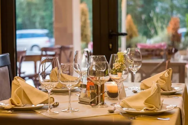 Horecazaak met gedekte tafels